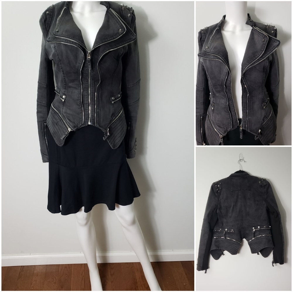 Medium Gray Denim Jacket